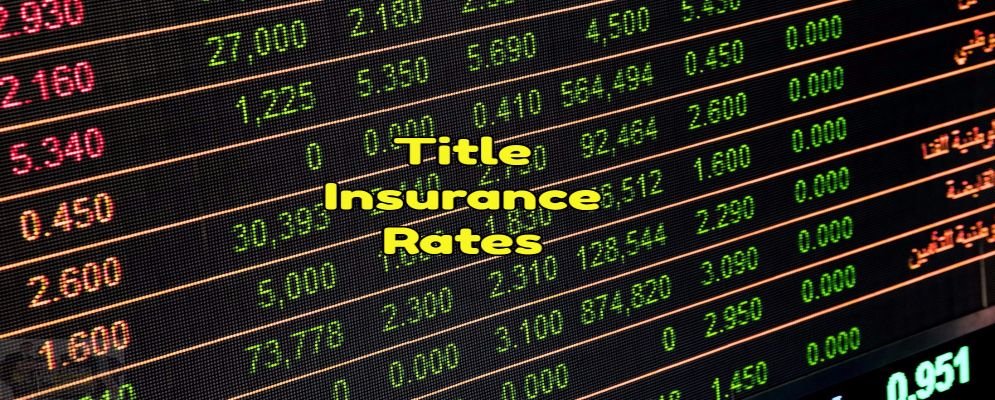 real estate title insurance rates